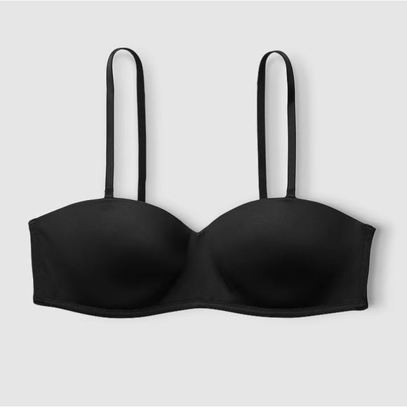 Victoria Secret NWT HAPPY NATION FOR TWEENS WIRELESS CONVERTIBLE BRA Black - Picture 1 of 5